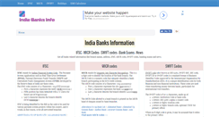 Desktop Screenshot of india-banks-info.com