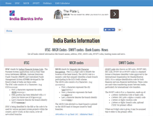 Tablet Screenshot of india-banks-info.com